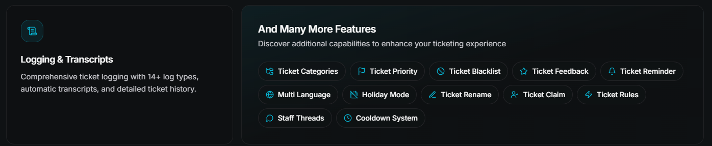 More TicketWave features